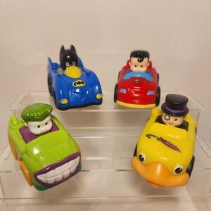 Little People DC Friends Wheelies Set Of 4